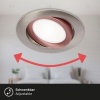 Afbeelding van BRILONER LED Inbouwspot set 7114 Ø 106 mm mat nikkel, 3 stuks