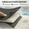 Afbeelding van Outsunny Zonneligstoel, ademende verstelbare ligstoel met wielen en aluminium frame, tot 120 kg
