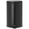Afbeelding van Brabantia NewIcon Prullenbak - 20 liter - Mat Zwart