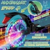 Afbeelding van RE:SPORT® Cityroller voor kinderen en volwassenen met LED, bel en draagband | Opvouwbare scooter met