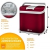 Afbeelding van Tillvex elektrische koelbox 24L | Mini-koelkast voor auto en camping | Koelt & verwarmt (Rood)
