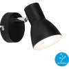 Afbeelding van Briloner Leuchten CUP - verstelbare wand- en plafondlamp - max. 25W - 1xE14 - zwart-wit metaal