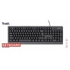 Afbeelding van Trust bedraad toetsenbord - Stille toetsen - Qwerty - Zwart