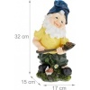 Afbeelding van Tuinkabouter met schop - vorstbestendig - 32 x 17 x 15 cm - kunststeen