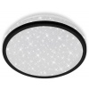 Afbeelding van Briloner Leuchten - LED-plafondlamp met sterrendecor, 10 Watt, 900 lumen, 4000K, wit-zwart