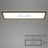 Afbeelding van Briloner - GRATIS - LED plafondlamp - achtergrondverlichting - neutraal wit 4000K - extra plat - IP2
