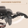 Afbeelding van HOMCOM Relaxstoel Bruin Kunstleer, Houtcomposiet - 78L x 88B x 103H cm - Bruin
