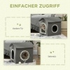Afbeelding van PawHut kattenhuis met zacht kussen D30-630V00