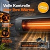 Afbeelding van TRESKO 3000W Terrasverwarmer - Antraciet