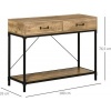 Afbeelding van HOMCOM Consoletafel met 2 lades
