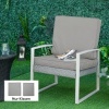 Afbeelding van Outsunny Zitkussen-set Polyester Lichtgrijs
