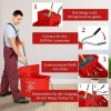 Afbeelding van Homcom Mopemmer met wringer - Kunststof - 60L x 27B x 70,5H cm - Rood