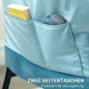 Afbeelding van HOMCOM-Sessel-Polyester-80L x 78B x 100H cm-Blau