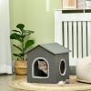 Afbeelding van PawHut kattenhuis met zacht kussen D30-630V00