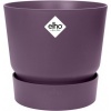 Afbeelding van Elho Greenville Rond 40 - Grote Buitenbloempot met Waterreservoir - Vintage pruim