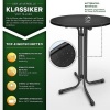 Afbeelding van tillvex® Gastro statafel, inklapbaar, 70 cm diameter, met hoes, weerbestendig, voor binnen en buiten