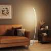 Afbeelding van HOMCOM-Stehlampe-Aluminium, Acryl-46L x 25B x 147H cm-Silber