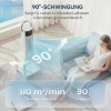 Afbeelding van HOMCOM Tafelventilator - ABS, kunststof - 16,8L x 16B x 41H cm - Wit