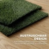 Afbeelding van PawHut Honden Toilet - Kunststof - 63 x 50,5 x 3,5 cm - Zwart