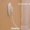 Afbeelding van Arebos Schuko verlengkabel 5 m | IP20 voor binnengebruik | kunststof | 1,5 mm² | wit
