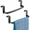 Afbeelding van iDesign - Axis Hangende Handdoekhouder - RVS - Zwart