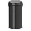 Afbeelding van Brabantia Touch Bin Prullenbak - 60 liter - Mat Zwart