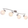 Afbeelding van Globo Willy nikkel metalen opbouwspot E27 54025-4