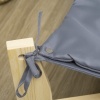 Afbeelding van Pawhut hondenbed met kussen, voor binnen en buiten, 72 x 40 x 25 cm, lichtgrijs dennenhout