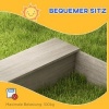 Afbeelding van Outsunny Zandbak van Tannenhout 154L x 80B x 60H cm - Grijs