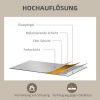 Afbeelding van Homcom wandspiegel - MDF/glas - 50L x 2B x 70H cm - wit