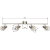 Afbeelding van Globo Texas opbouwspot nikkel metaal E14 54809-4