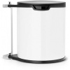 Afbeelding van Brabantia Inbouw Prullenbak - 15 liter - Wit