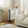 Afbeelding van Homcom Inklapbare Eettafel - Spaanplaat, Staal - 120L x 80B x 73H cm - Wit