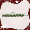 Afbeelding van HOMCOM Kunststof en Metaal Kerstslinger 180x25x25 cm Groen