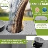 Afbeelding van tillvex® Parasolvoet GRAVIA met wielen en remmen | Vulbaar 37L / 56kg | Weer- en UV-bestendig