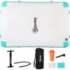 Afbeelding van Outsunny Opblaasbaar Drijvend Dock PVC-, PU-Kunststof 304L x 204B x 15H cm Wit