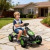 Afbeelding van HOMCOM - Kinderskelter met pedalen en verstelbare zitting - Groen