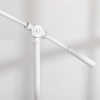 Afbeelding van HOMCOM - Staande lamp met voetschakelaar - Hoogte verstelbaar - Wit