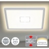 Afbeelding van BRILONER FREE - Plafondlamp met achtergrondverlichting - LED - 18 W - 2400 Lumen - vierkant - wit zi