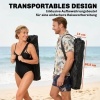 Afbeelding van Outsunny Liggende Campingstoel - Metaal, Oxford-stof - 125L x 48B x 90H cm - Grijs
