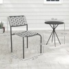 Afbeelding van Outsunny Balkonmeubelset - Staal, Polyester - 46L x 60B x 80H cm - Grijs