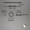 Afbeelding van BRILONER LED Inbouwspot set 7114 Ø 106 mm mat nikkel, 3 stuks
