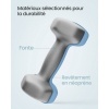Afbeelding van SONGMICS SYL906QZ01 - Set van 2 hexagonale vinyl dumbbells van 3 kg voor thuis en sportschool