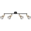 Afbeelding van Moderne plafondlamp Globo - Zwart - H:20,5cm - E14 - Voor binnen - Metaal