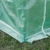 Afbeelding van Outsunny kasfolie 3 x 4 m voor kas, waterdicht, UV-beschermend, scheurbestendig, met 8 vensters