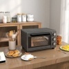 Afbeelding van HOMCOM Minibakoven van metaal, roestvrij staal - 46,4L x 38B x 28,5H cm - Grijs