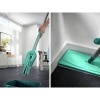 Afbeelding van Leifheit Picobello vloerwisser M Micro Duo met steel - 33 cm - turquoise - grijs