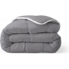 Afbeelding van Zelesta Royalbed Anthracite 140x200cm - Dekbed zonder overtrek - Wasbaar hoes