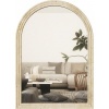 Afbeelding van Homcom Wandspiegel van Polystyreen en Glas - 50L x 2B x 70H cm - Beige