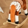 Afbeelding van HOMCOM Kinder Schommelpaard Bruin 74x28x65cm
